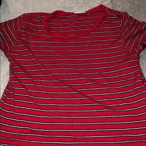 Stripped cropped top